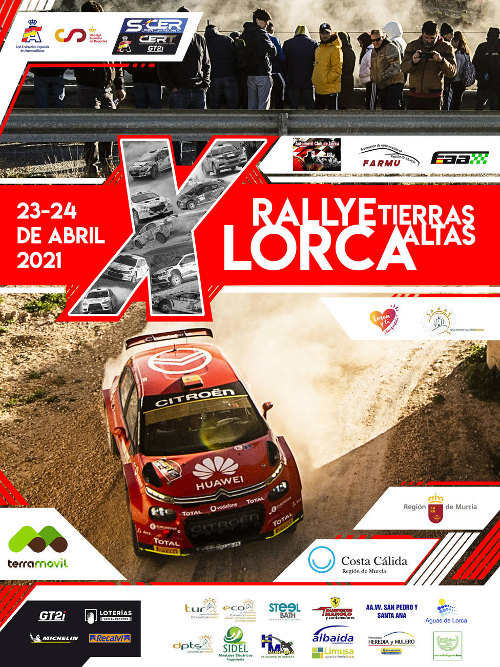 El ‘Rallye Tierras Altas de Lorca’ vuelve a posicionar a la Región como destino deportivo líder en España