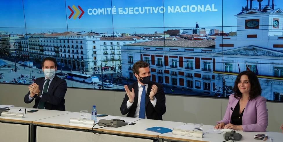 García-Egea y Ayuso coincidirán el sábado durante el Congreso del PP de Castilla-La Mancha