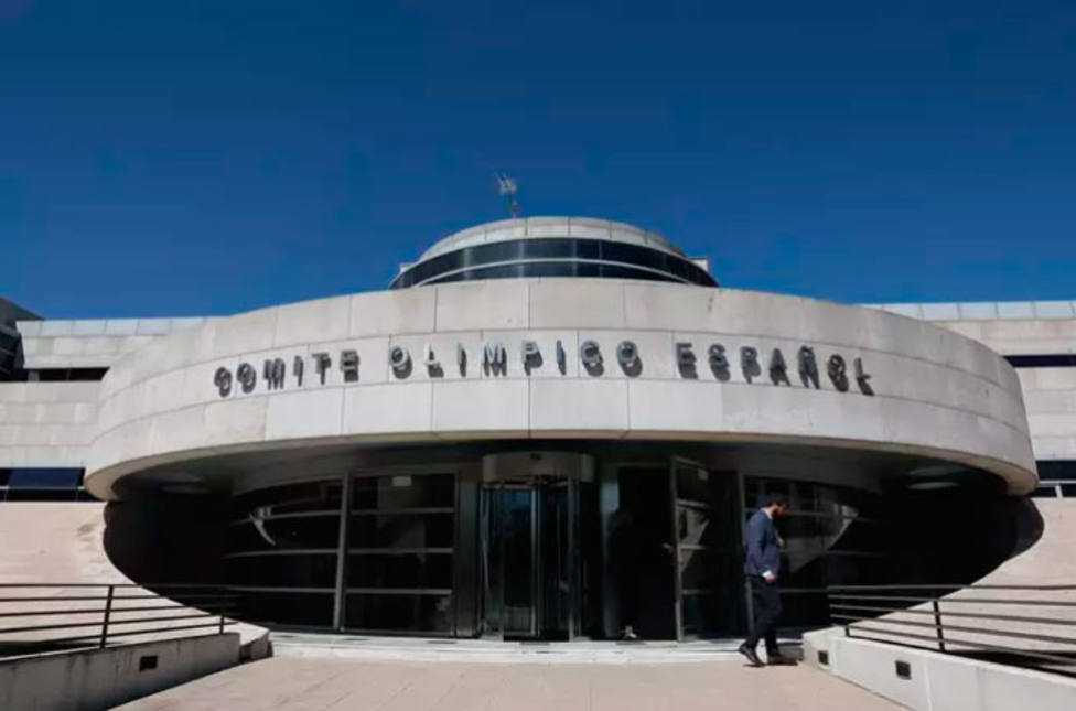 Fachada del edificio del Comité Olímpico Español
