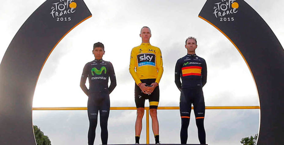 Valverde, Quintana y Froome estarán en la Vuelta a España (Reuters)