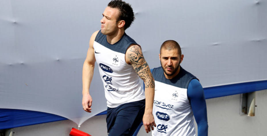 El caso Valbuena le ha costado la Eurocopa a Karim Benzema. Reuters.