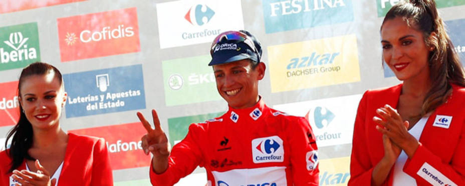 Chaves continúa como líder de la Vuelta. Reuters