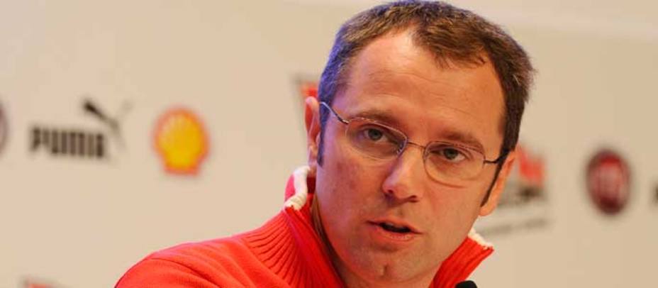 Stefano Domenicali, jefe del equipo Ferrari de Fórmula Uno,