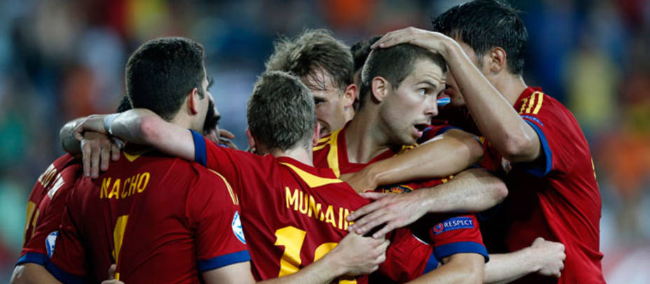España, primera de grupo, tras golear a Holanda (REUTERS)