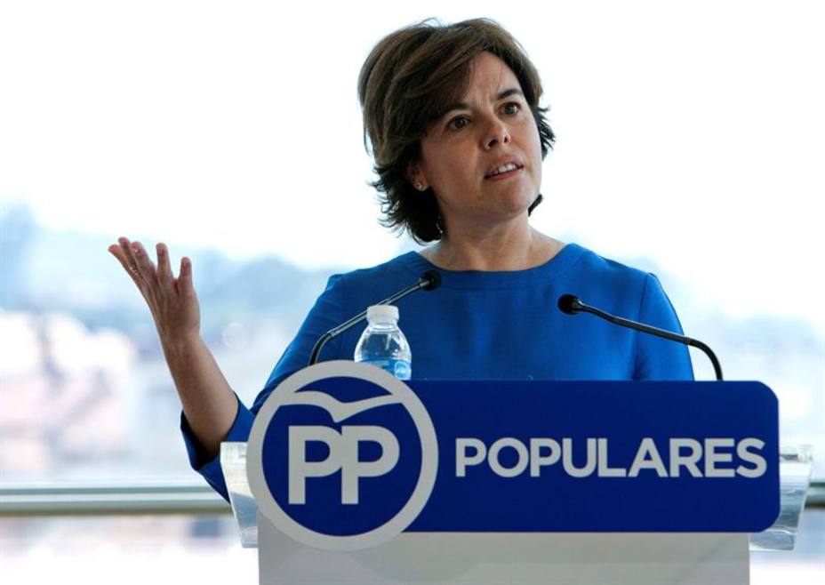 Sáenz Santamaría: El PP tiene responsabilidad de echar a Sánchez cuanto antes