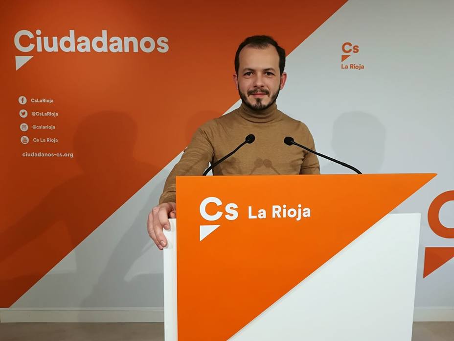 El portavoz autonómico de Cs anuncia que se presenta a las primarias para la presidencia de La Rioja