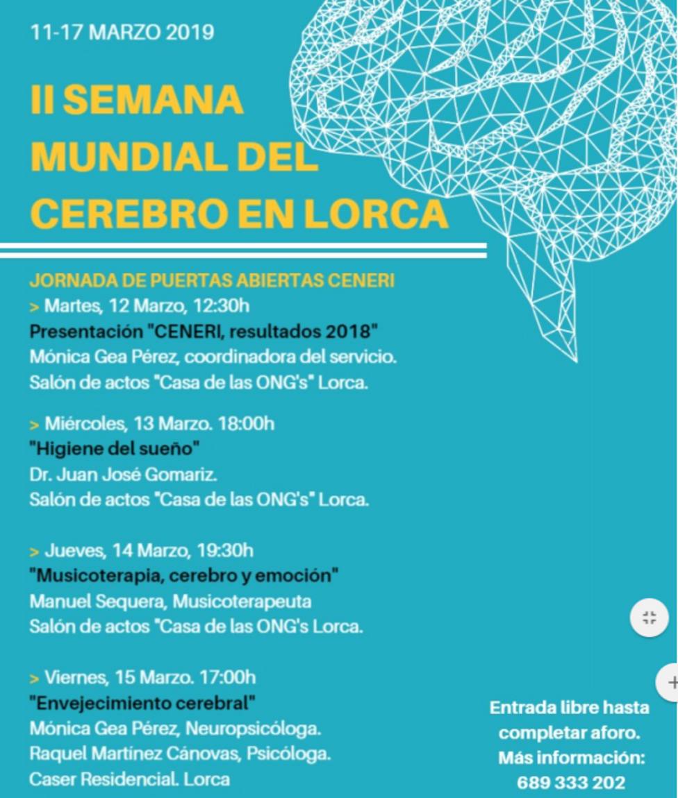 II Semana Mundial del Cerebro en Lorca