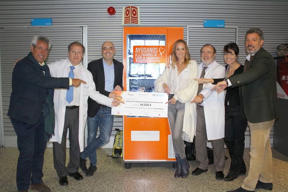 La Fundación Sandra Ibarra dona 14.000 euros a La Paz para investigar el cáncer de pulmón