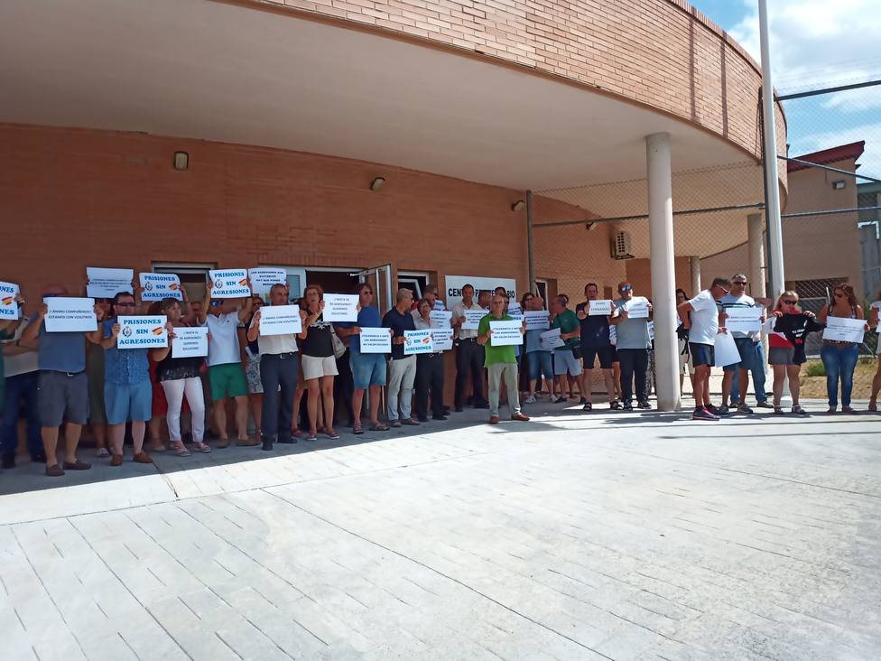 Protesta en el centro penitenciario de Perogordo