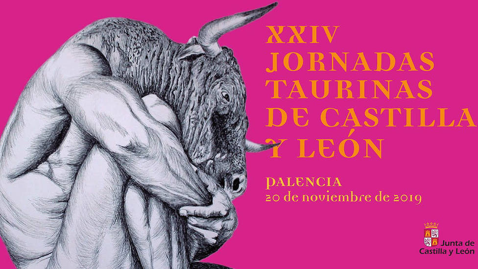 Cartel anunciador de las XXIV Jornadas Taurinas de Castilla y León que este año se celebrarán en Palencia
