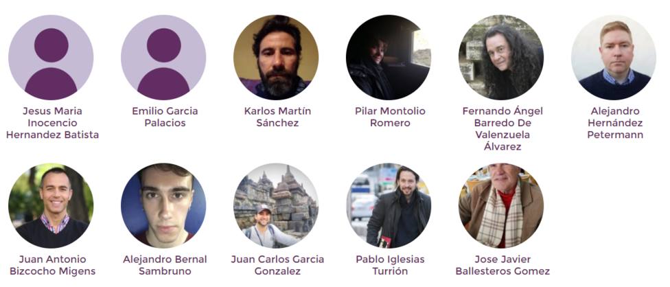 Estos son los 10 militantes inscritos ya para competir con Iglesias por liderar Podemos