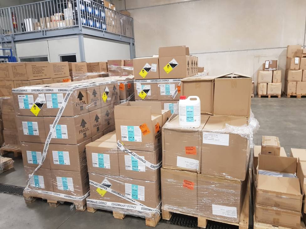 La Xunta repartirá esta semana 21.300 unidades de material de protección en la ciudad de Lugo