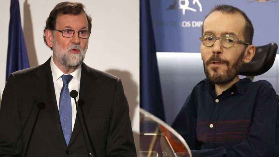 Echenique aprovecha uno de sus discursos para cargar contra Rajoy