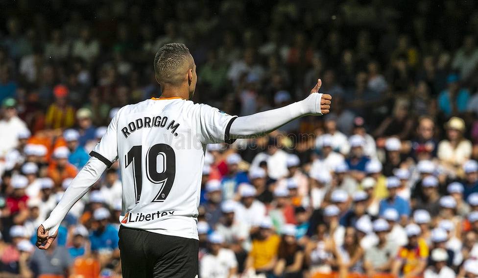 Rodrigo Moreno ha estado seis años en el Valencia CF