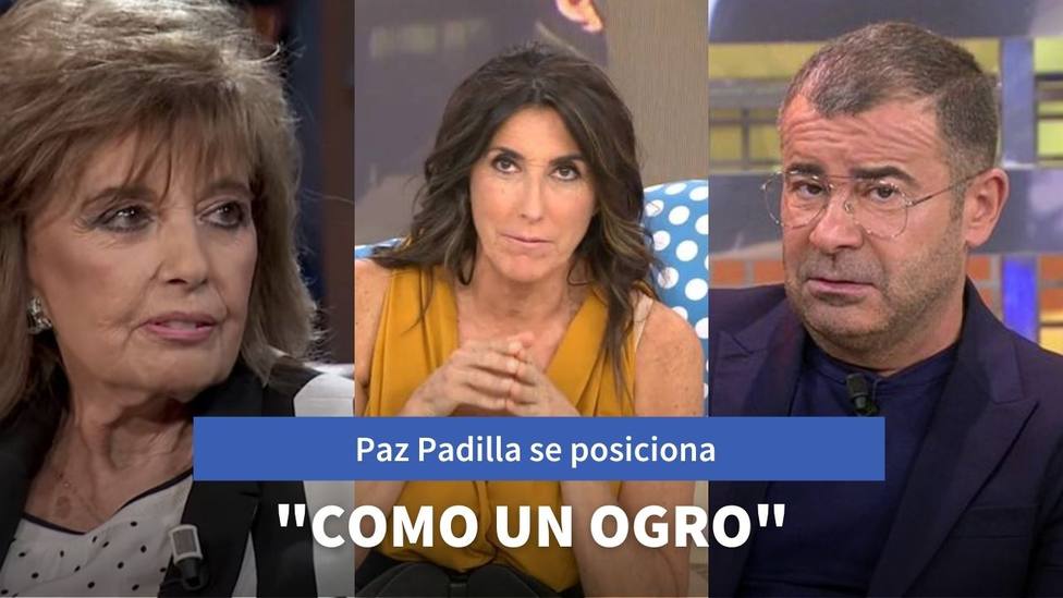 Paz Padilla se posiciona en la guerra entre Jorge Javier Vázquez y María Teresa Campos en ‘Sálvame’