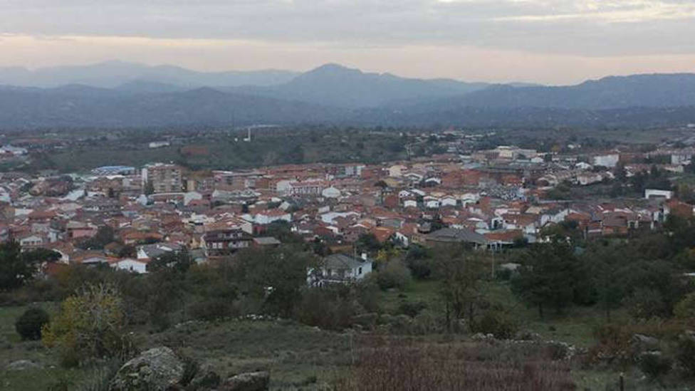 Vista panorámica de la localidad abulense de El Tiemblo