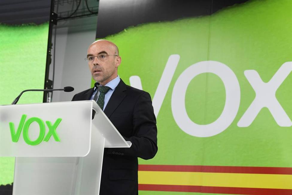 El portavoz de VOX Jorge Buxadé