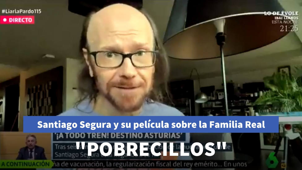 Santiago Segura confiesa a Cristina Pardo cómo sería su película de la Familia Real: Pobrecillos