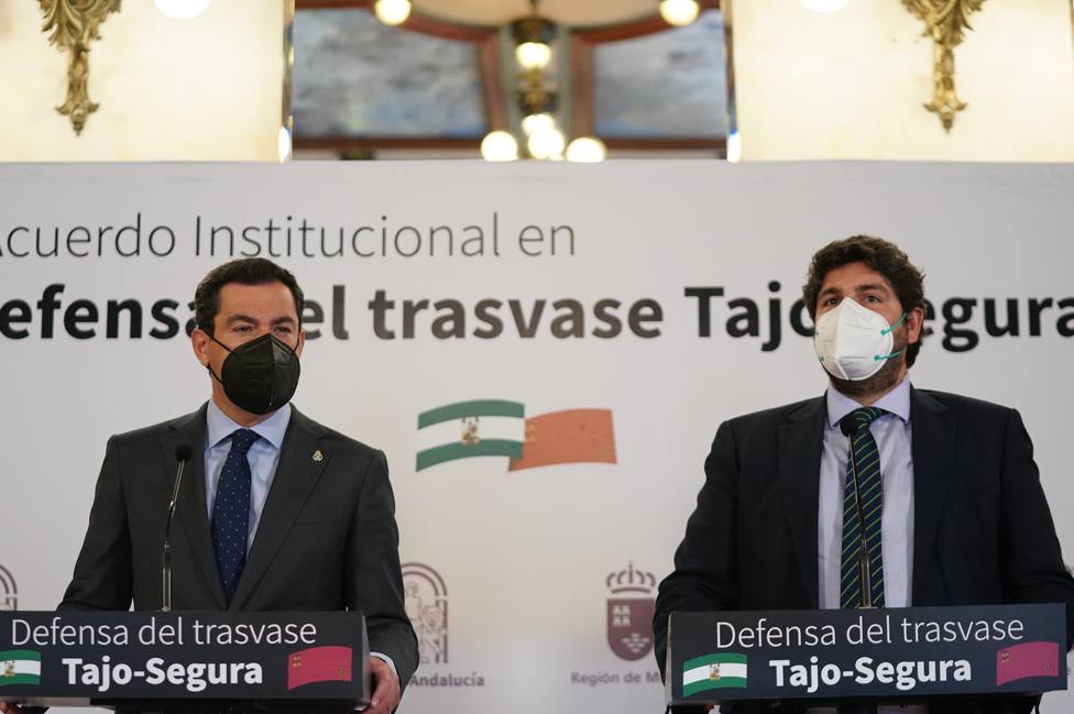 Andalucía y Murcia se alían en defensa del trasvase Tajo-Segura