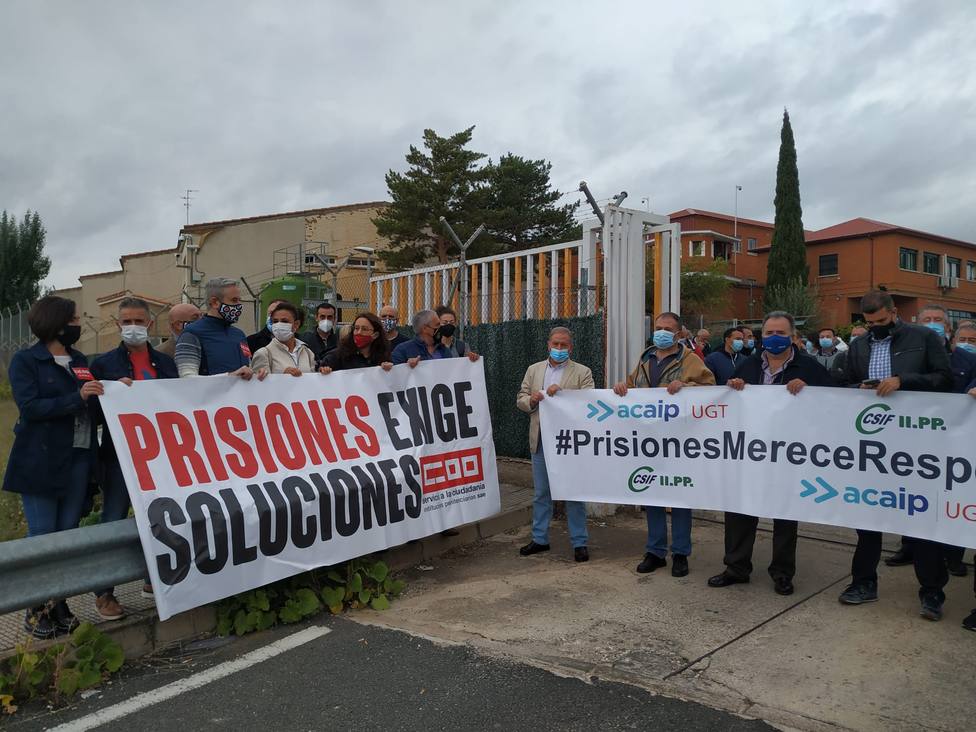 Concentración en la prisión de Cuenca