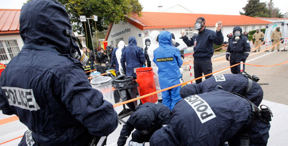 La policía francesa trabajó la semana pasada en posibles atentados durante la Euro. Reuters.