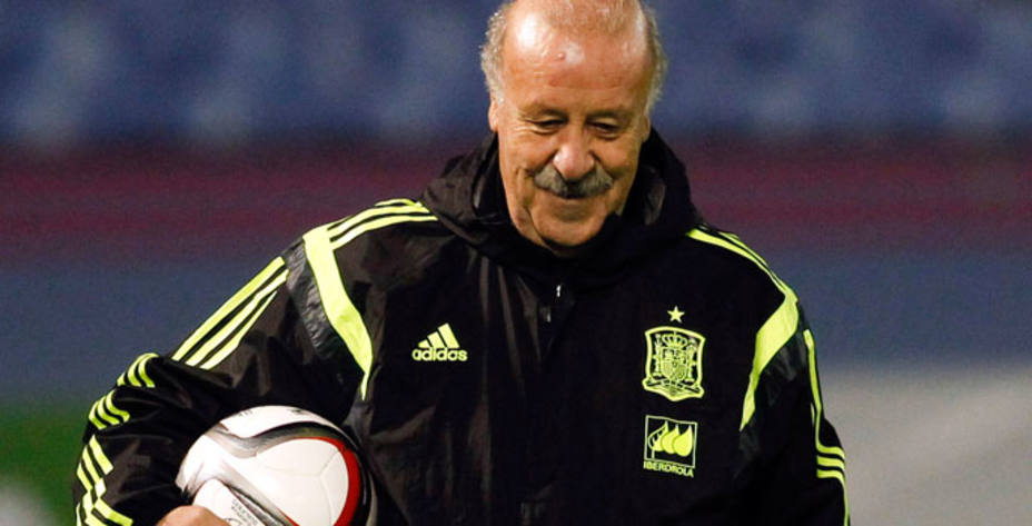 Vicente del Bosque confía en que el futuro de la Selección sea bueno. Reuters.