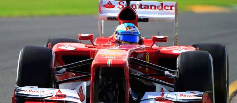 Alonso, sexto en la segunda tanda de los libres. REUTERS