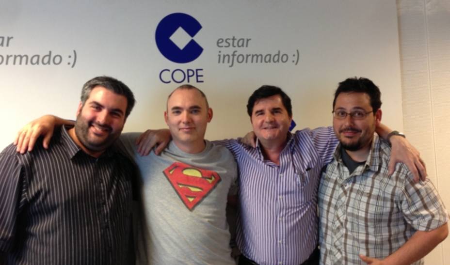 De izquierda a derecha: David Castaño, David Fraile, Javier Villacañas y David Sanz