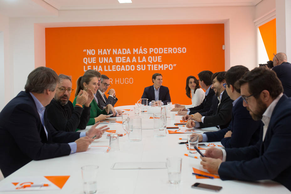 La Ejecutiva de Ciudadanos definirá este miércoles su fórmula para pactar con PP en Andalucía y que PSOE no bloquee
