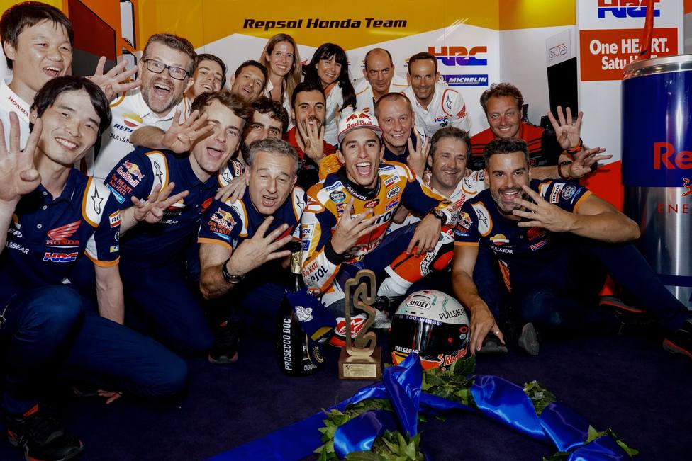 Marc Márquez renueva cuatro años con el equipo Repsol Honda