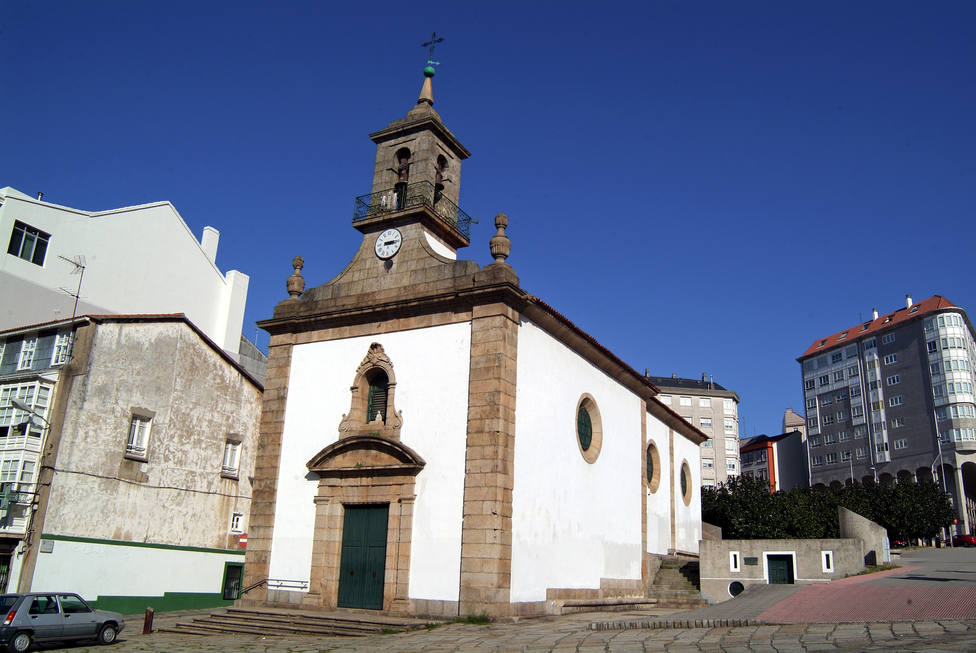 La Iglesia de las Angustias está situada en el barrio ferrolano de Esteiro - FOTO: Gabriel Tizón