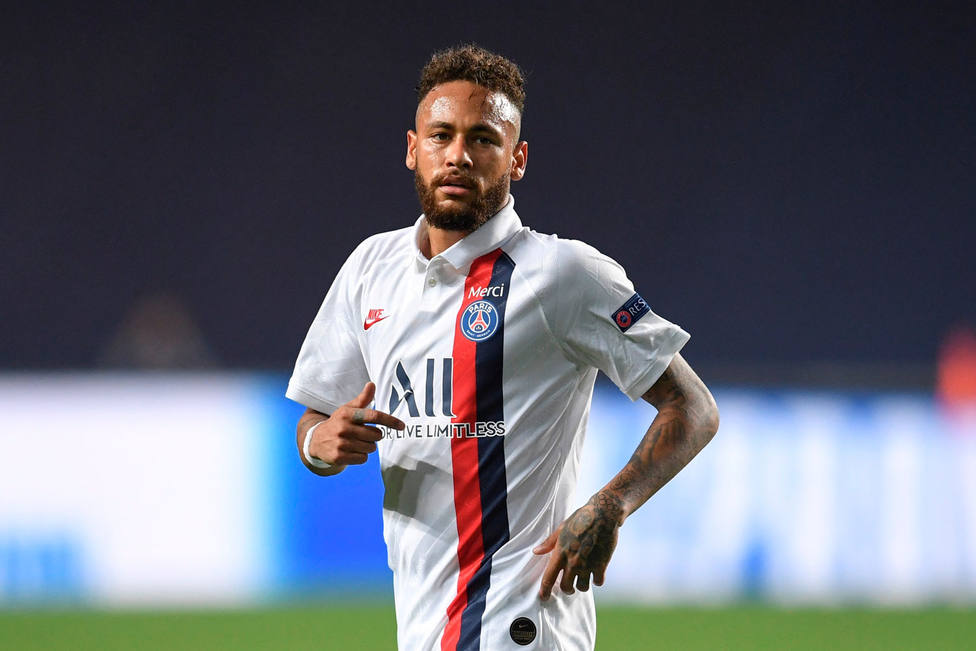 Neymar, estrella del partido ante el Atalanta (EFE)
