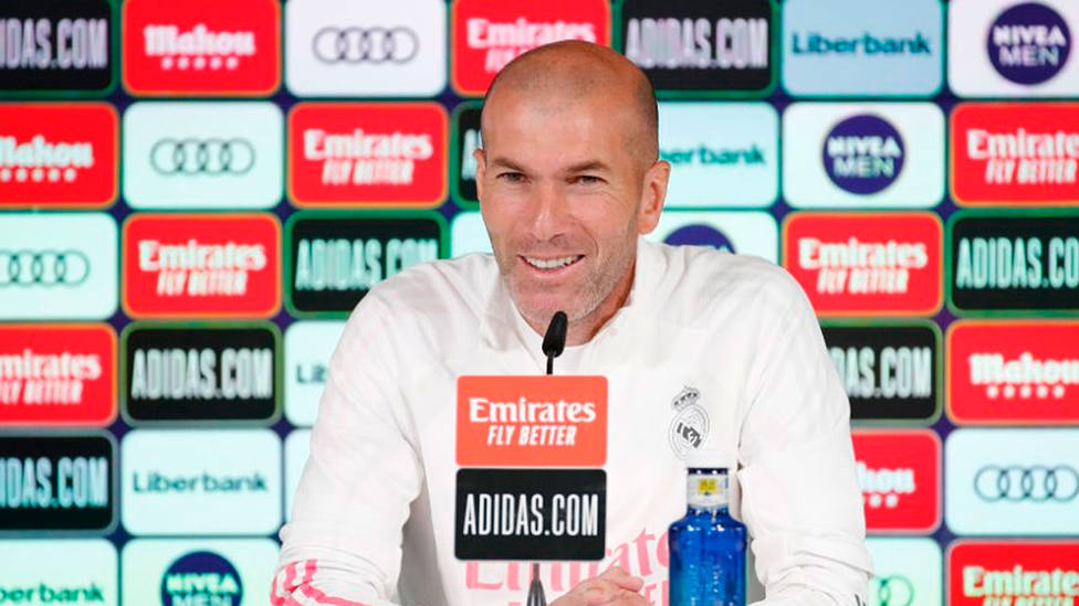 Zinedine Zidane, en la rueda de prensa previa al Granada - Real Madrid (FOTO: Real Madrid)