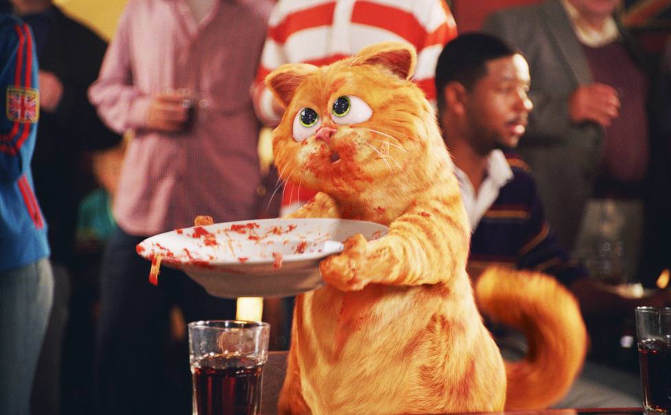 Garfield, el gato amante de la lasaña, que nació en un restaurante italiano