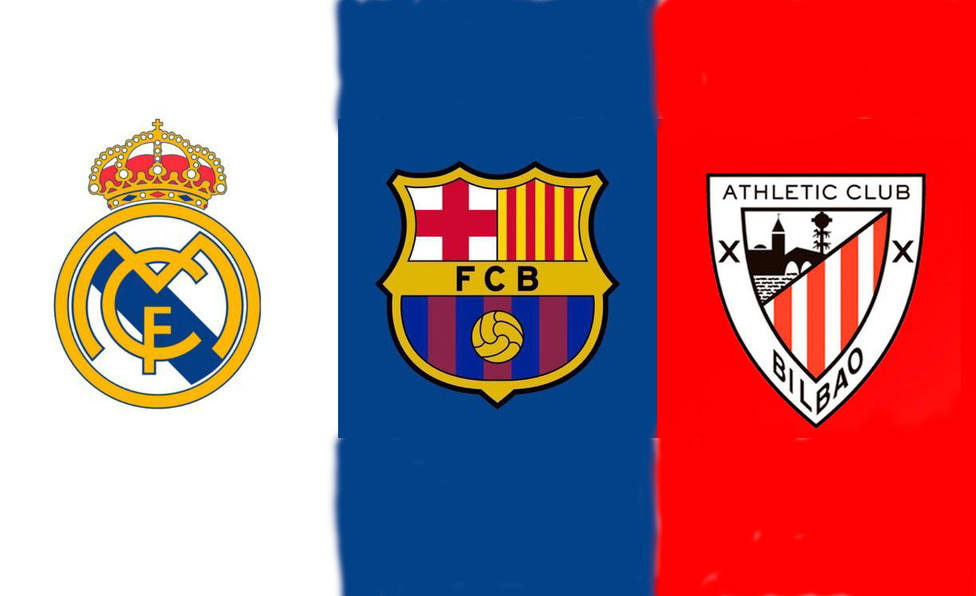 Real Madrid, Barcelona y Athletic