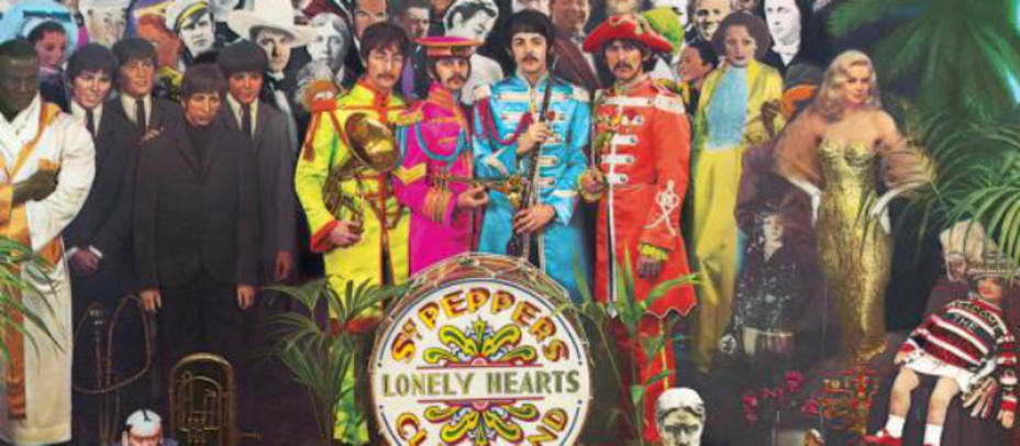 Portada del disco Sgt. Peppers de The Beatles.
