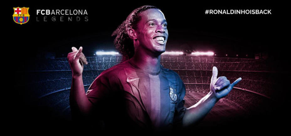 #RonaldinhoIsBack (FOTO: FC Barcelona)