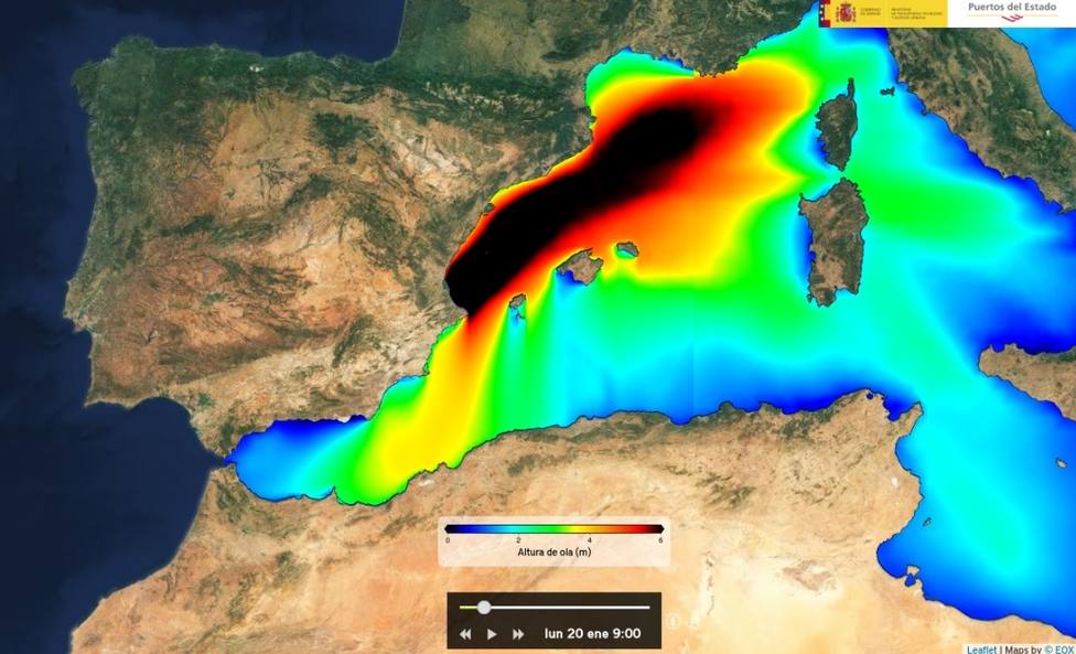 La ola de 8,44 metros en Valencia bate el récord de altura en el Mediterráneo occidental