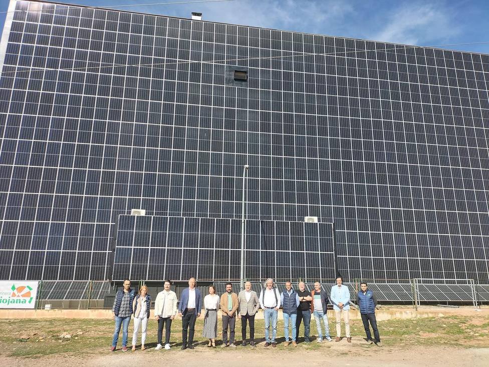 La fachada fotovoltaica más grande de España está en La Rioja