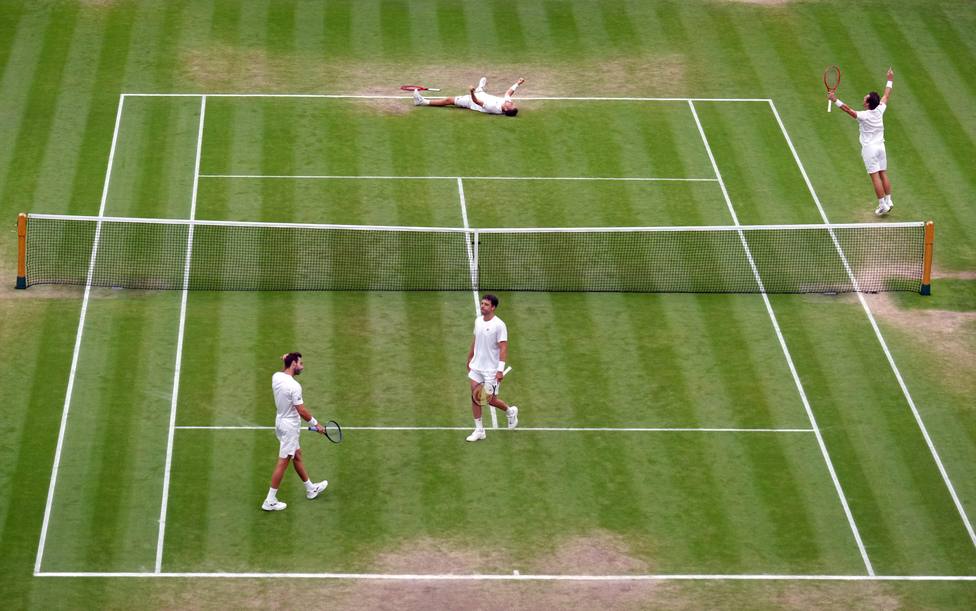 Final de dobles de Wimbledon entre Marcel Granollers y Horacio Zeballos contra Wesley Koolhoif y Neal Skupski