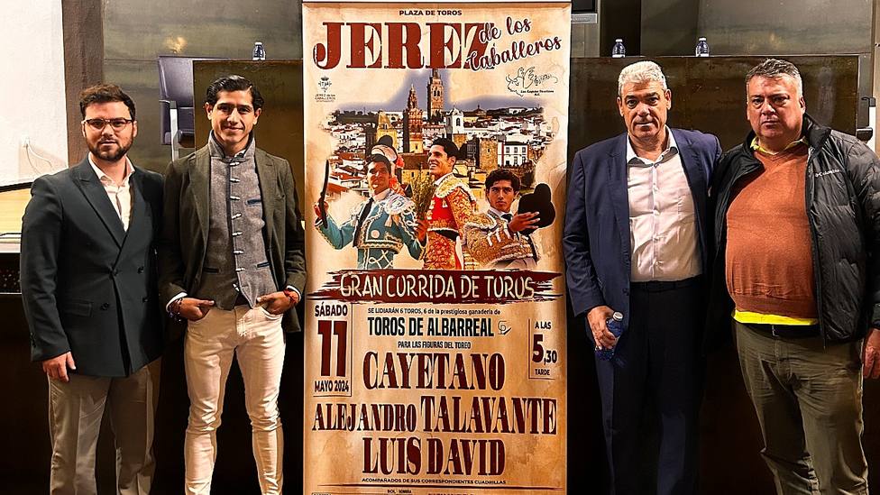Acto de presentación del cartel de la corrida de toros de Jerez de los Caballeros (Badajoz)