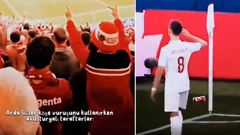 Hinchas austriacos provocan a Arda Güler antes del partido de octavos de final frente a Turquía