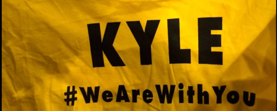Camiseta de apoyo a Kyle Kuric (foto: @GranCanariaCB)