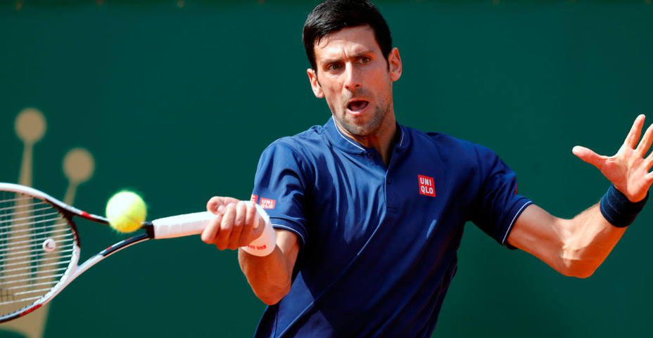 Novak Djokovic, este martes, en el Master 1000 de Montecarlo. REUTERS