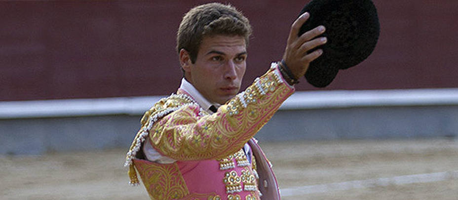 Miguel Ángel León durante su debut en la plaza de toros de Las Ventas. IVÁN DE ANDRÉS