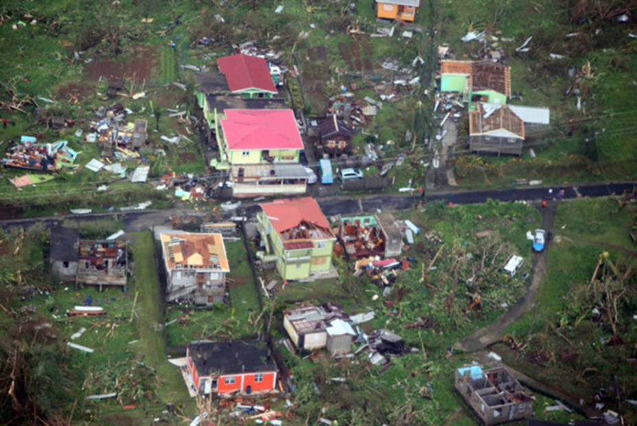 Los daños del huracán María en la isla caribeña de Dominica. REUTERS