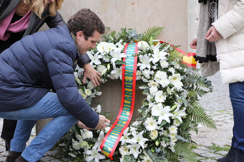Casado asiste este miércoles en Madrid al acto de homenaje a Gregorio Ordóñez, asesinado por ETA hace 24 años
