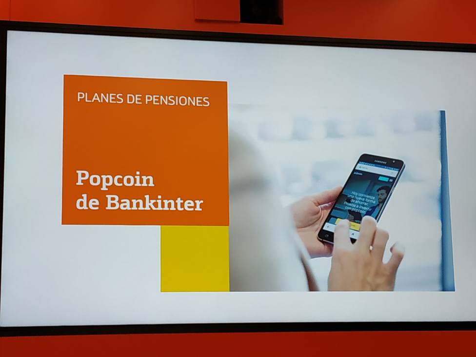 Bankinter lanza planes de pensiones basados en fondos cotizados mediante su gestor digital Popcoin