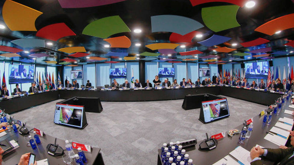 Imagen de una Asamblea de LaLiga en su sede de Madrid (IMAGEN: LaLiga)