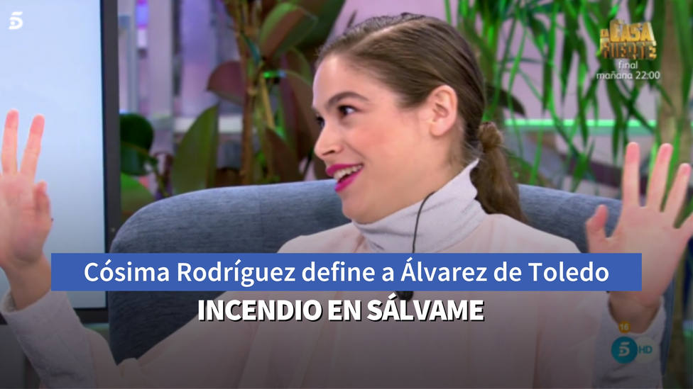 La hija de Pedro J Ramírez incendia Sálvame tras definir a Cayetana Álvarez de Toledo con dos palabras